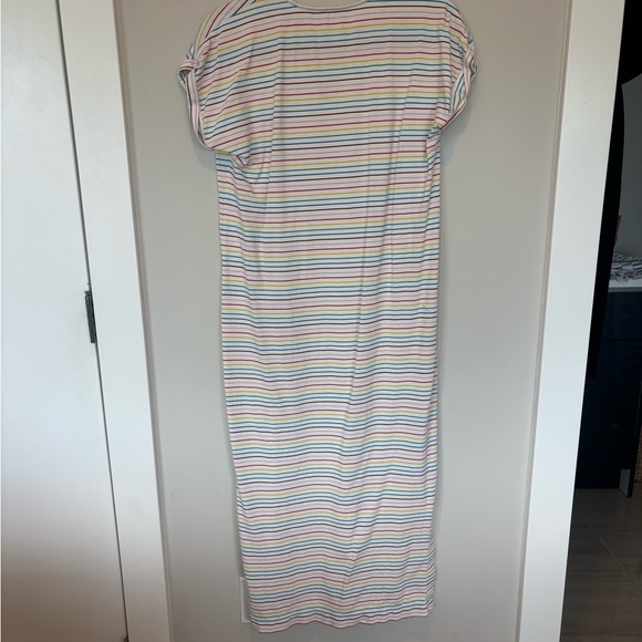 Boden Rainbow V-Neck Dolman Sleeve Maxi Dress Medium - Picture 2 of 7